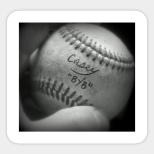 Casey 'BYB' Baseball Sticker
